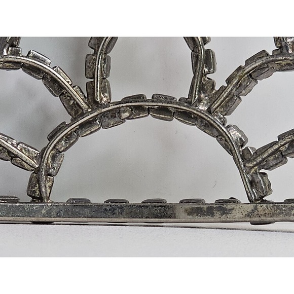 Vintage 1940s - 50s Rhinestone Tiara - Picture 10 of 14